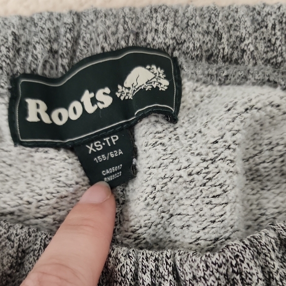 Roots Gray Track Pants with Elastic Waistband and Logo - Picture 2 of 6